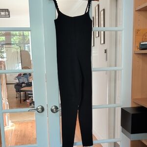 Victoria Beckham Black Sleeveless Jumpsuit